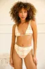 Seashore Cheeky High Waisted Bikini Bottom sold by Dippin Daisy’s
