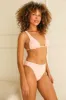 Seashore High Waist Cheeky Bikini Bottom Plus sold by Dippin Daisy’s