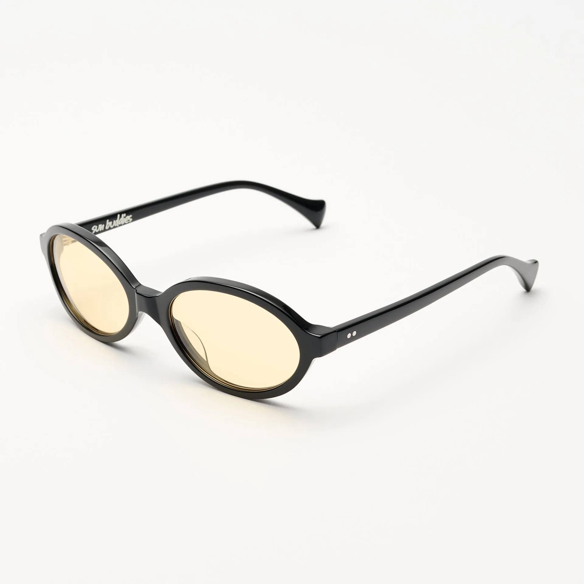 Pearl Black With Yellow Lens sold by Sun Buddies product image thumbnail 2