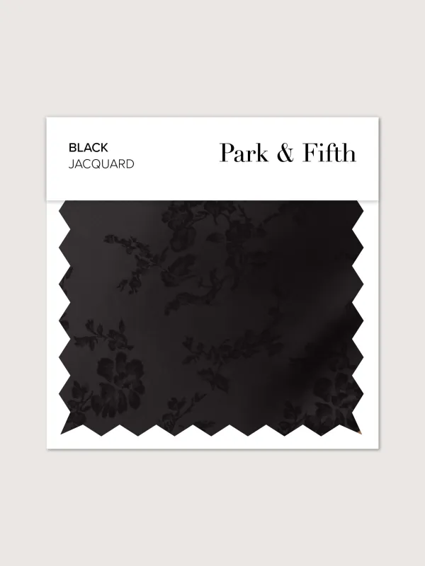 Black Jacquard Swatch sold by Park and Fifth