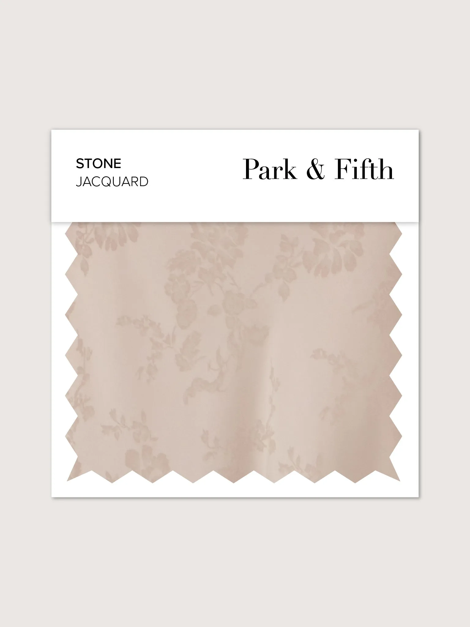 Stone Jacquard Swatch sold by Park and Fifth