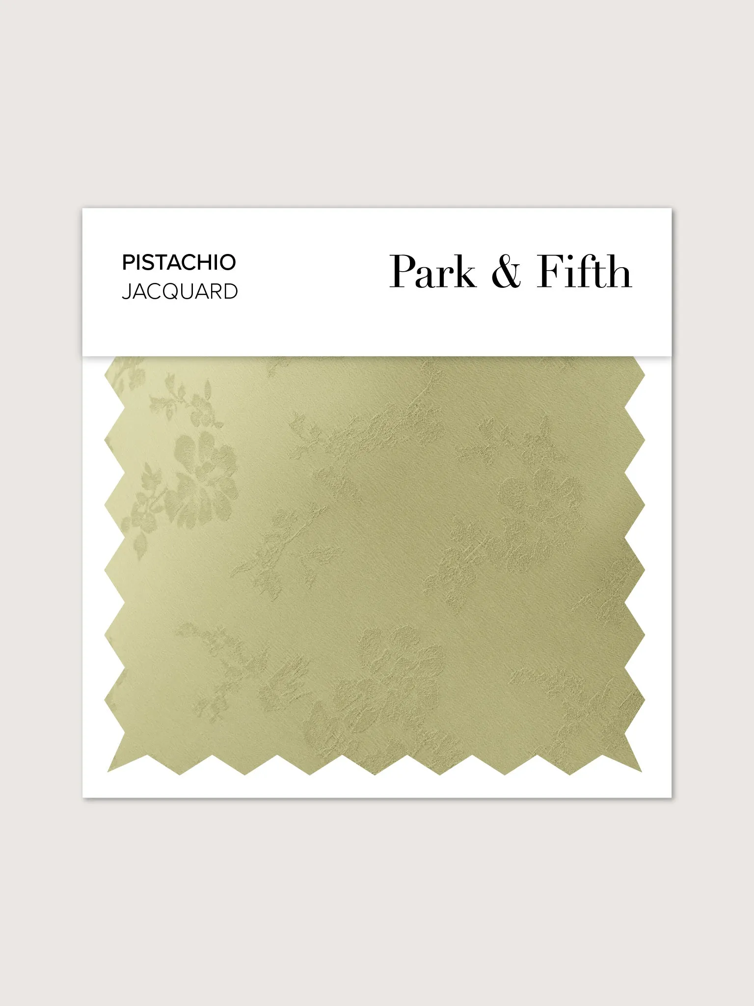 Pistachio Jacquard Swatch sold by Park and Fifth