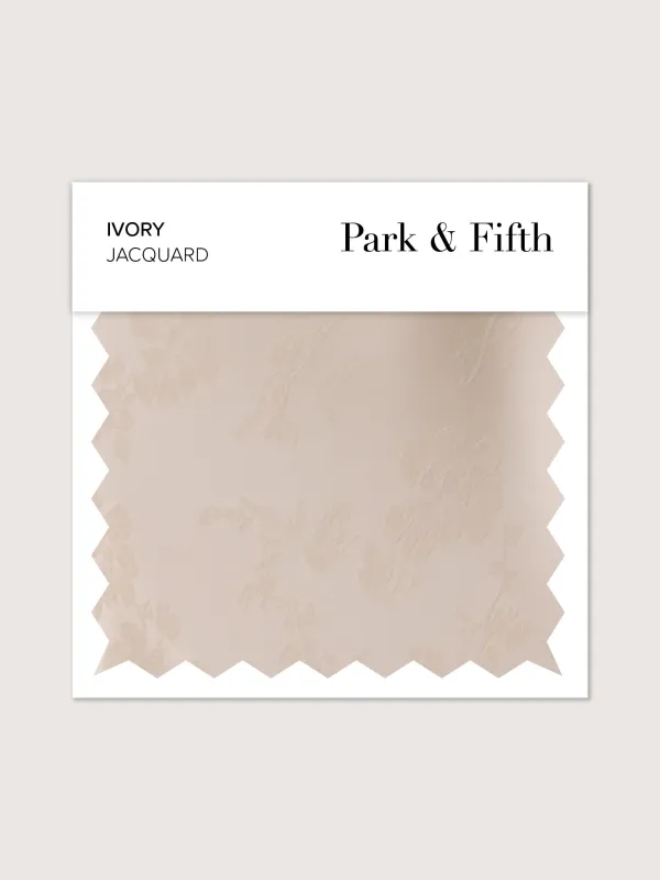 Ivory Jacquard Swatch sold by Park and Fifth