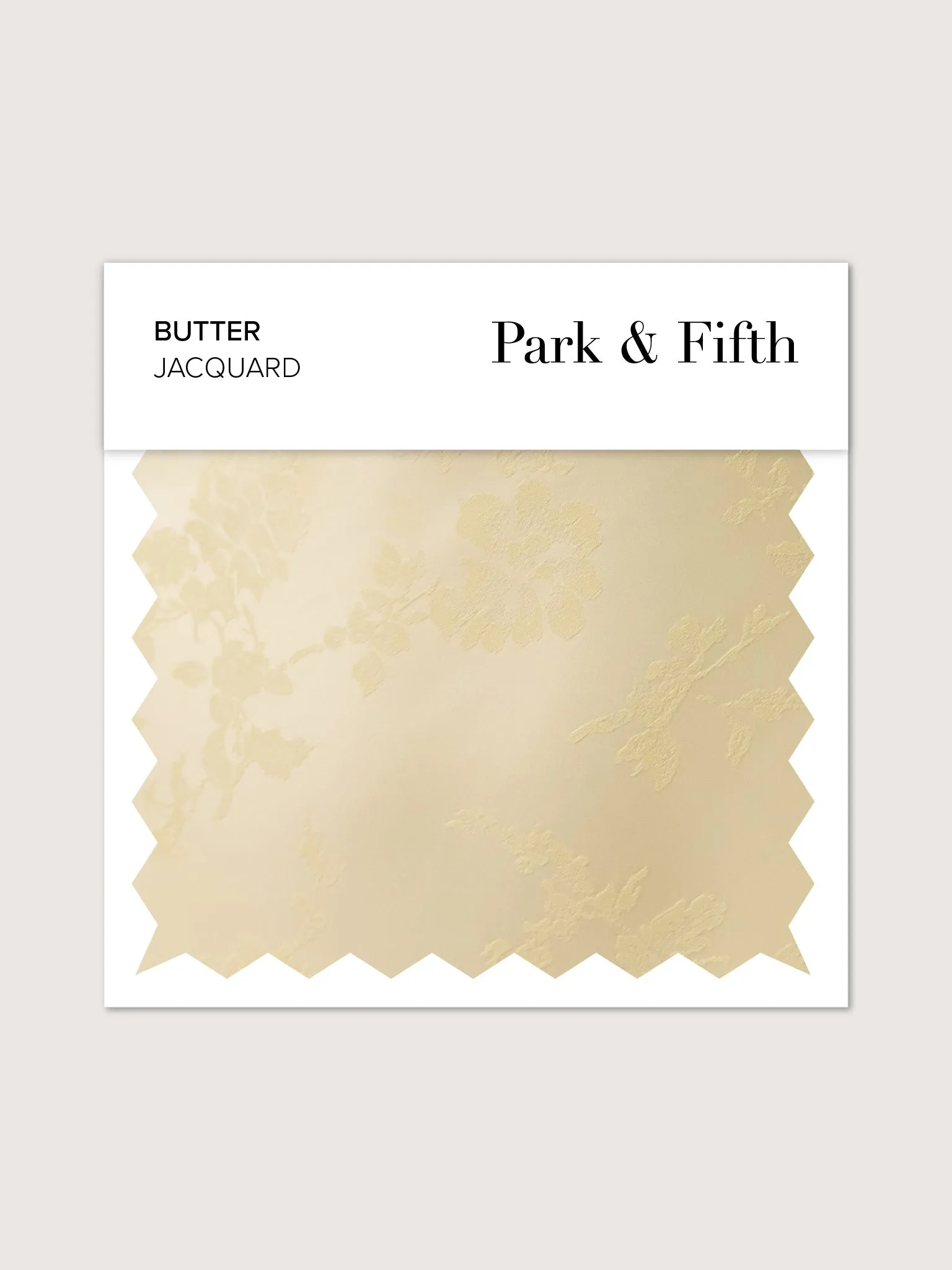 Butter Jacquard Swatch sold by Park and Fifth