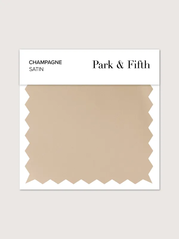 Champagne Satin Swatch sold by Park and Fifth