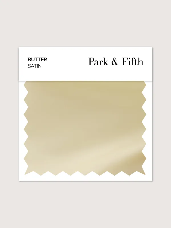 Butter Satin Swatch sold by Park and Fifth