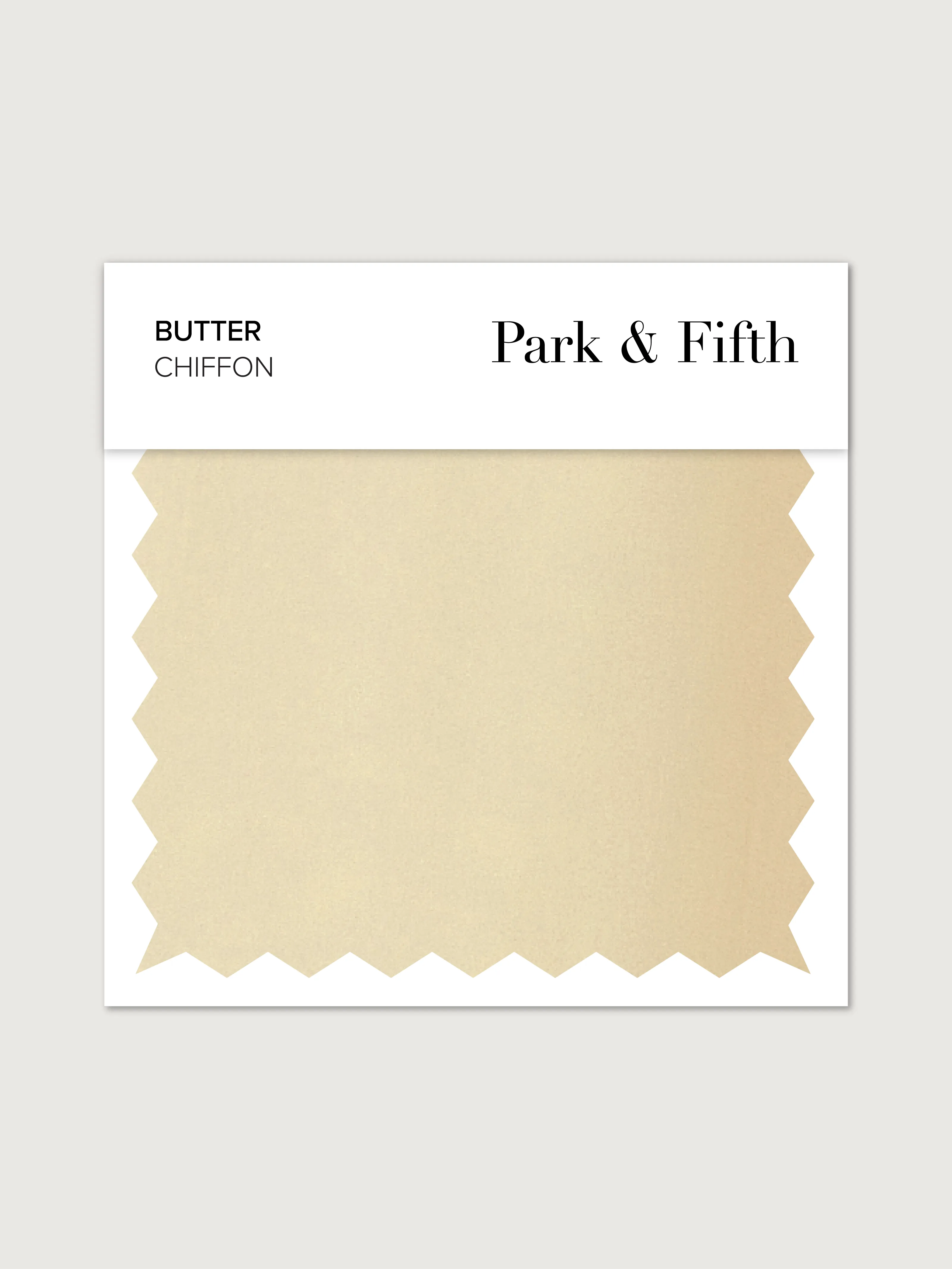 Butter Chiffon Swatch sold by Park and Fifth