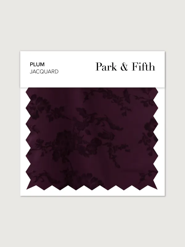 Plum Jacquard Swatch sold by Park and Fifth