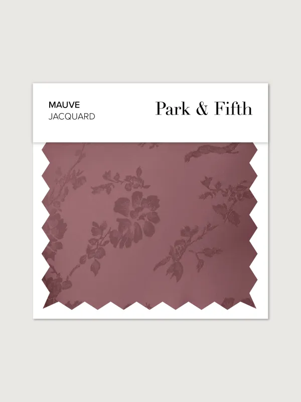 Mauve Jacquard Swatch made by Park and Fifth