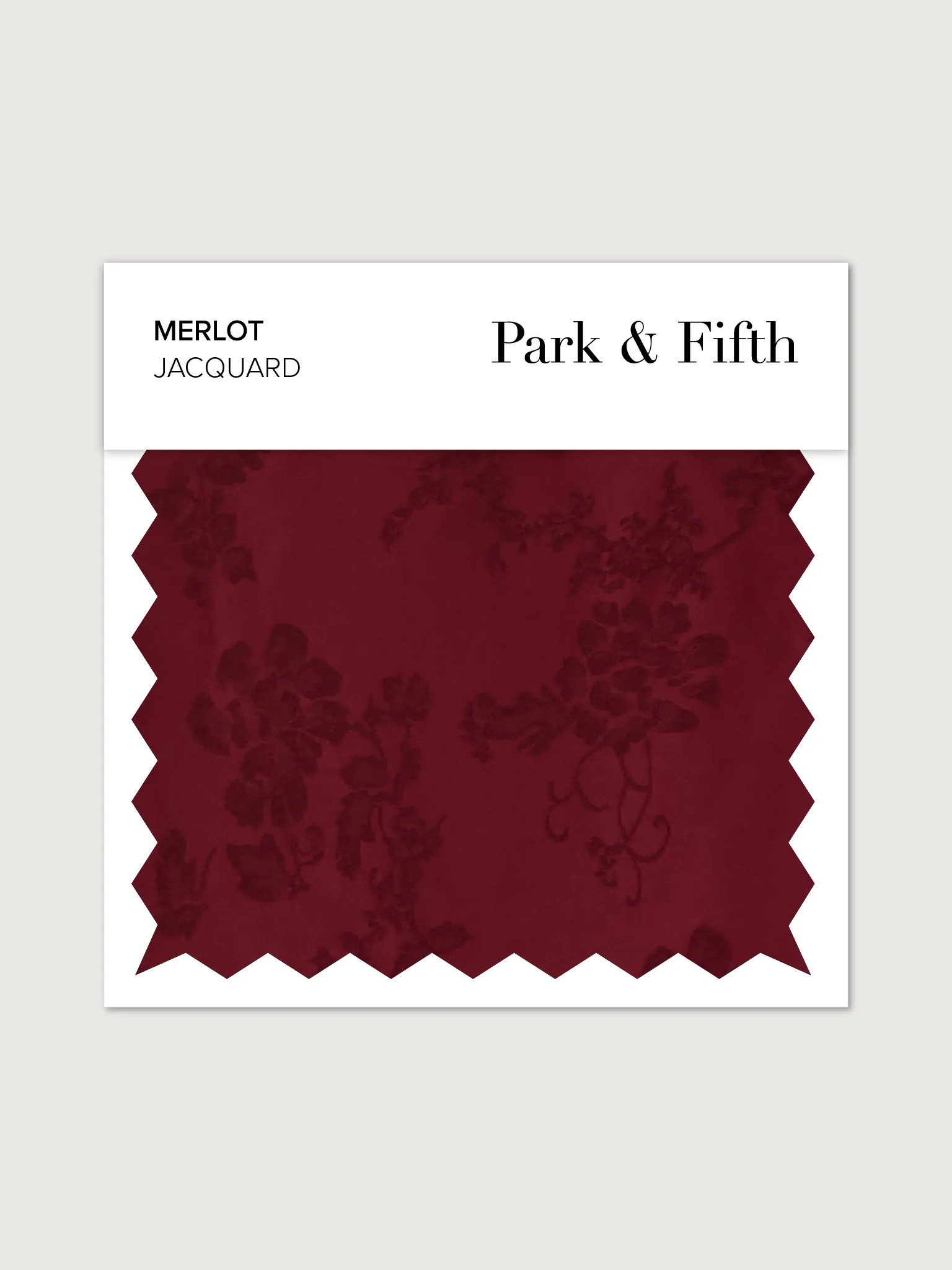 Merlot Jacquard Swatch sold by Park and Fifth