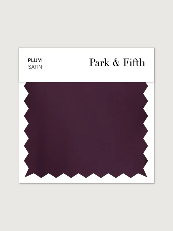 Plum Satin Swatch made by Park and Fifth