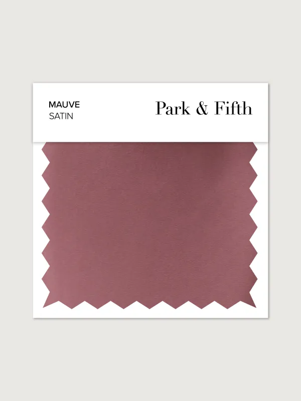 Mauve Satin Swatch made by Park and Fifth
