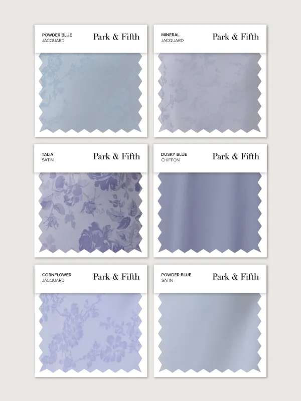 Light Blues Swatch Palette made by Park and Fifth