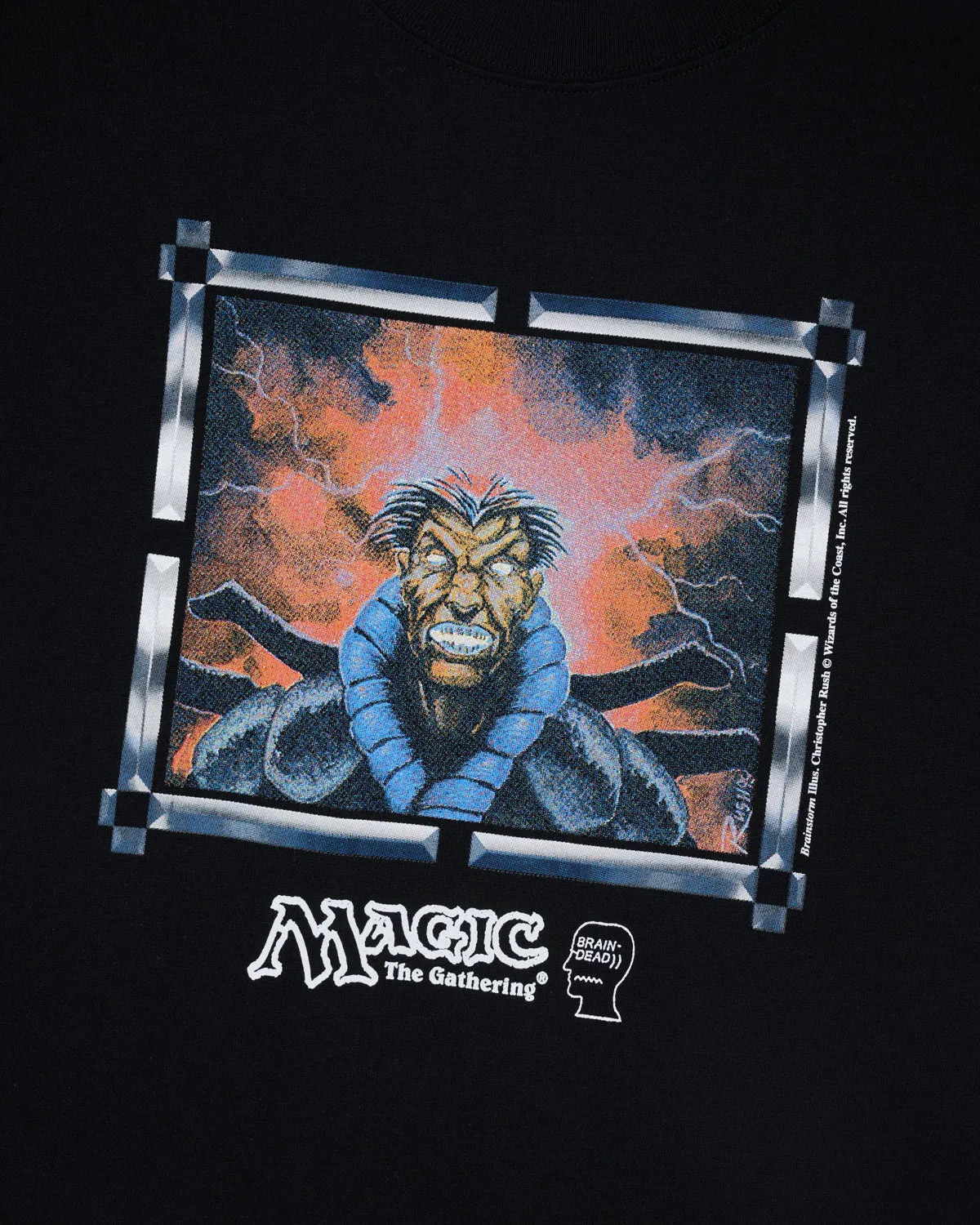 Brain Dead x Magic: The Gathering Brainstorm T-Shirt - Black sold by Brain Dead product image thumbnail 2