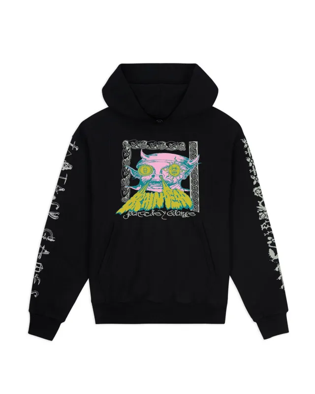 Brain Dead Fantasy Games Hooded Sweatshirt - Black sold by Brain Dead