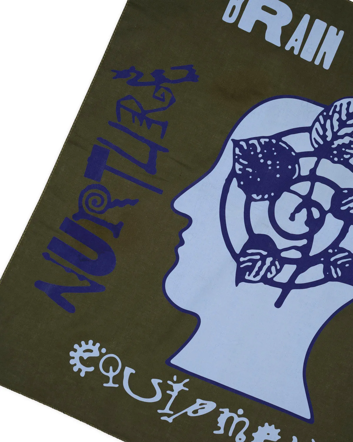 Brain Dead Equipment Nature Nurture Bandana - Green sold by Brain Dead product image thumbnail 2