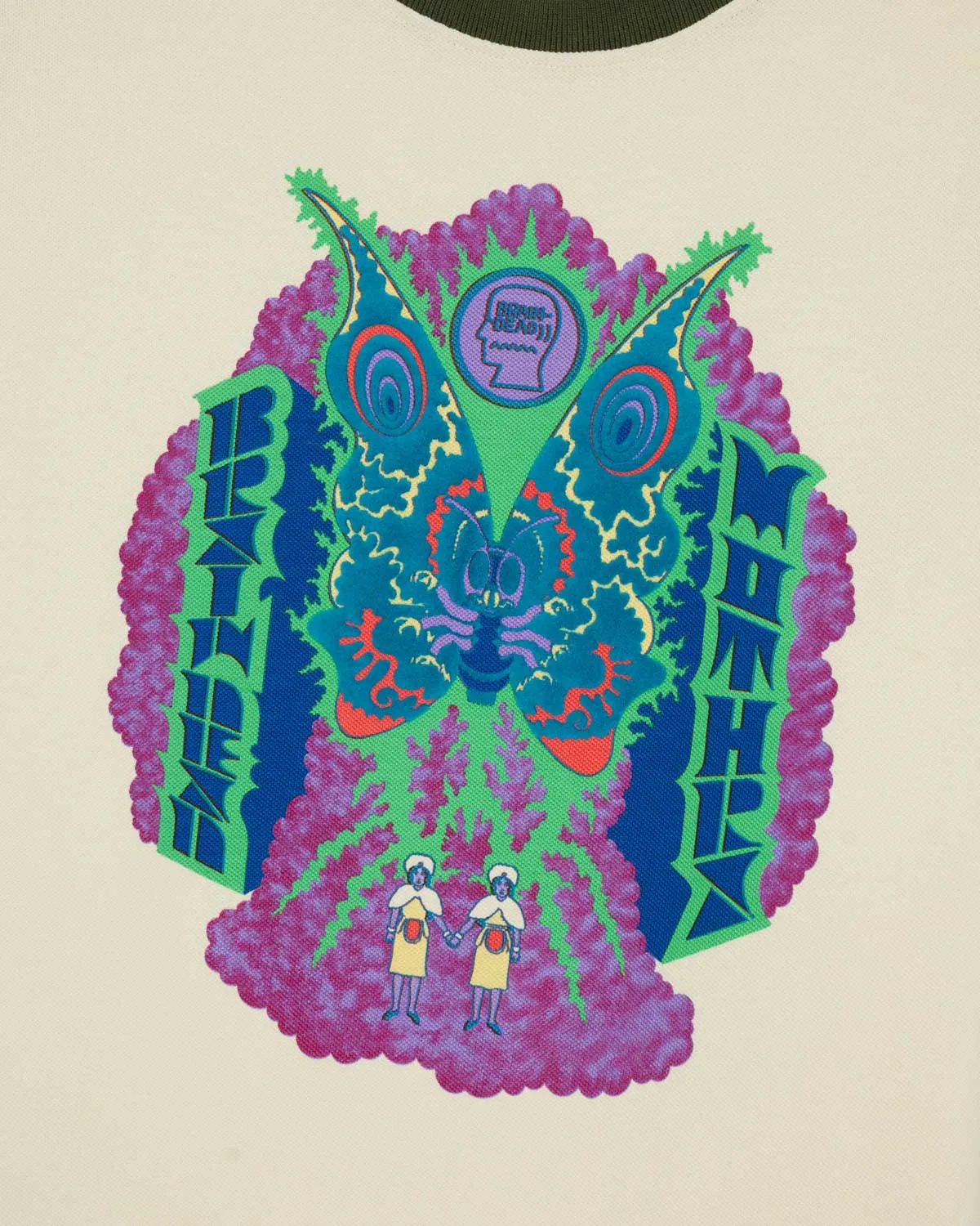 Brain Dead x Godzilla Mothra Pique Football T-shirt - Natural sold by Brain Dead product image thumbnail 2