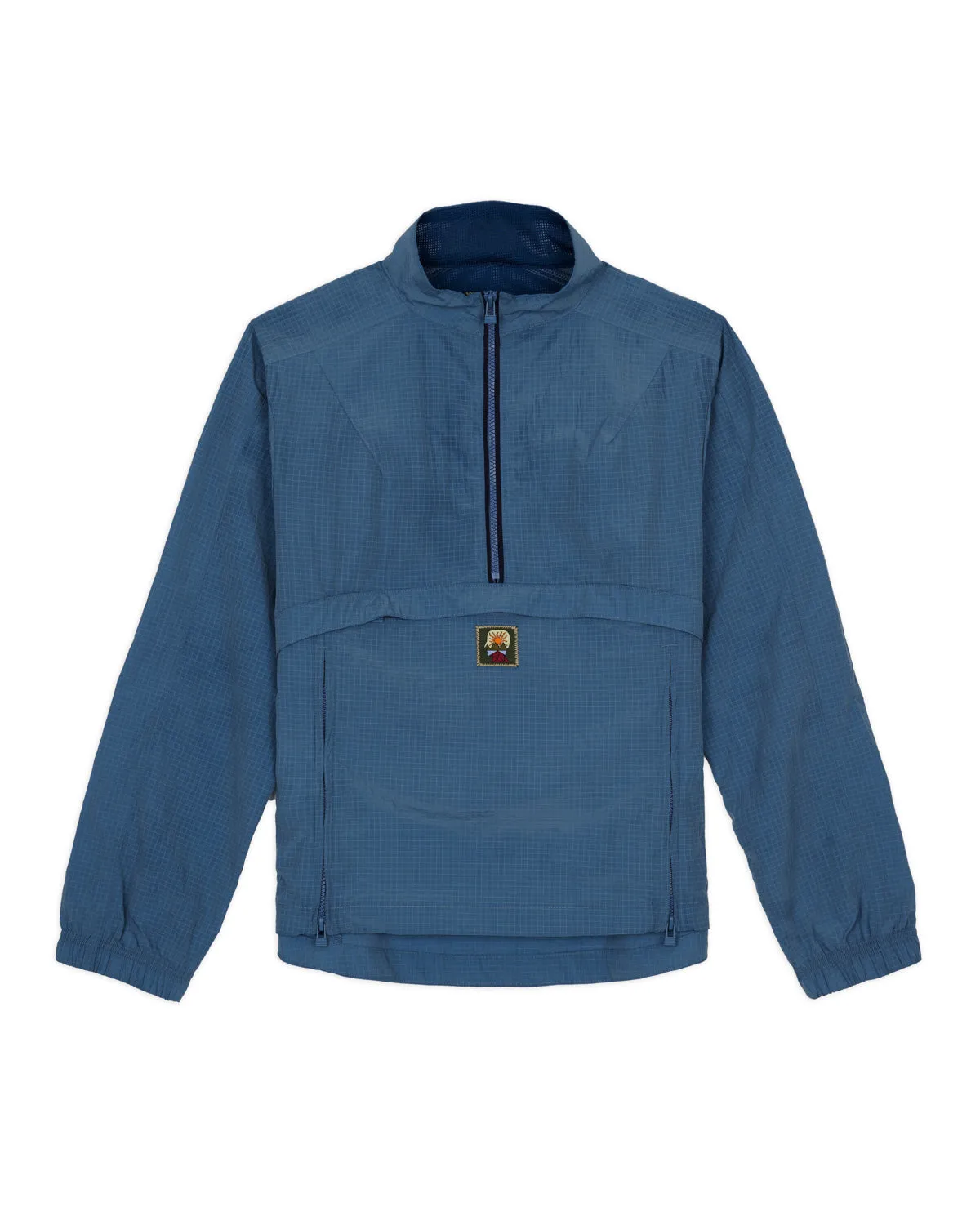 Brain Dead Equipment Tempo Zip Pullover - Slate Blue sold by Brain Dead