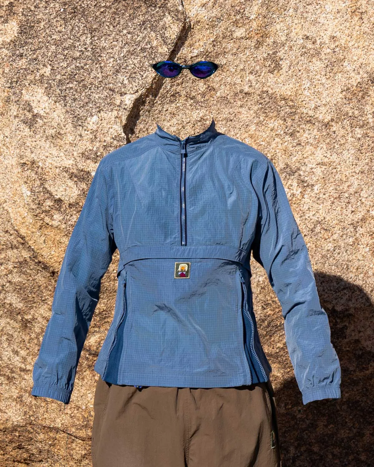 Brain Dead Equipment Tempo Zip Pullover - Slate Blue sold by Brain Dead product image thumbnail 2