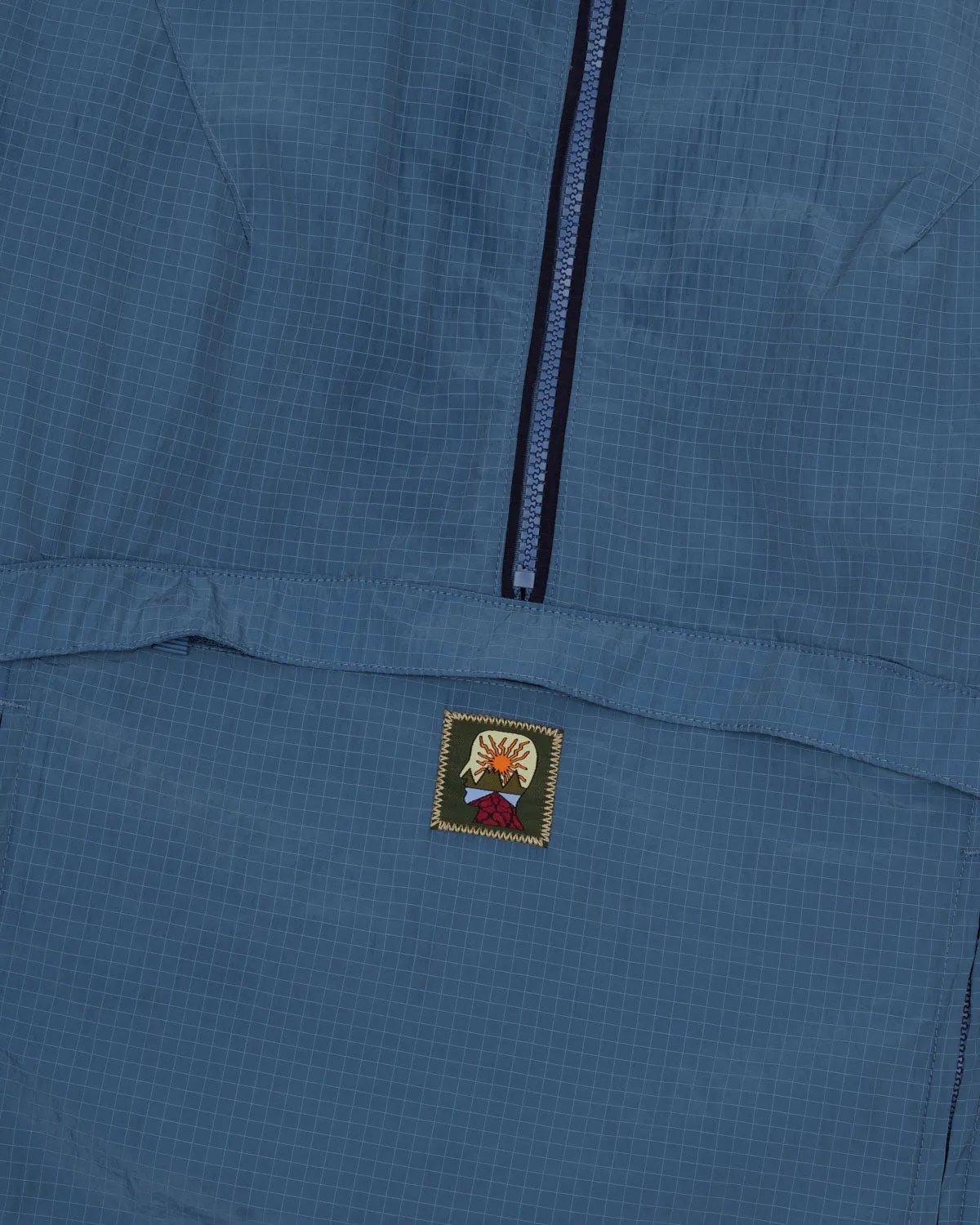Brain Dead Equipment Tempo Zip Pullover - Slate Blue sold by Brain Dead product image thumbnail 3