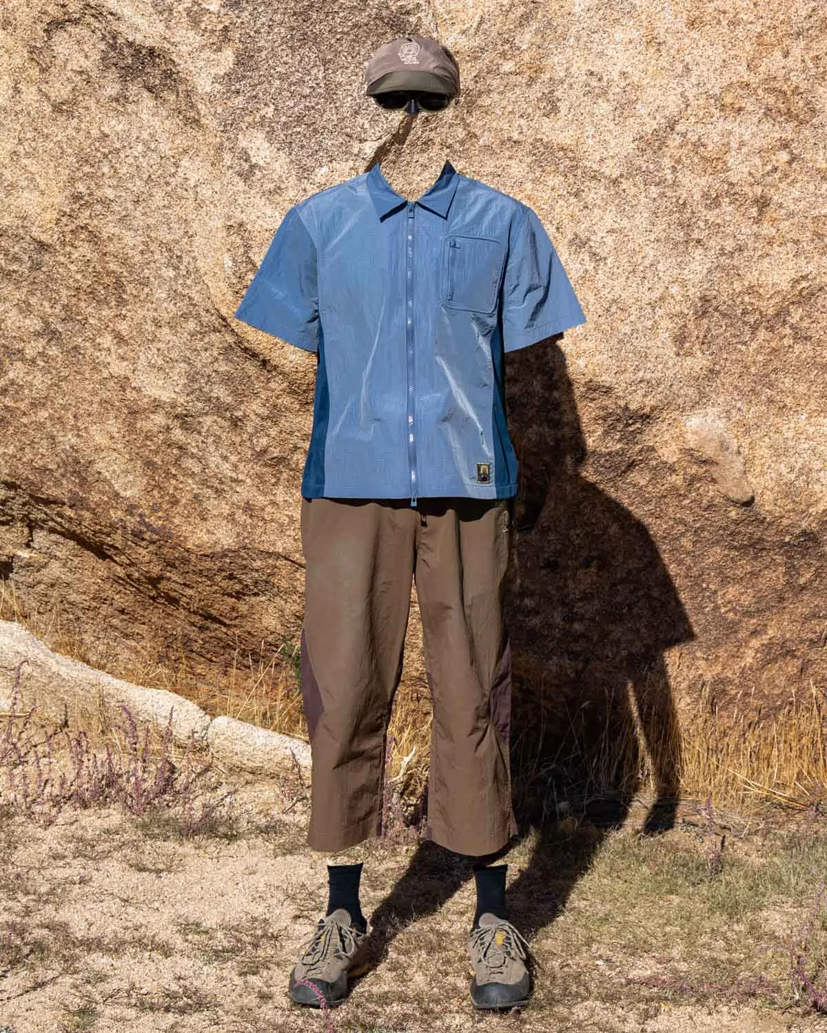 Nylon Equipment Hitting Shirt - Slate Blue sold by Brain Dead product image thumbnail 2