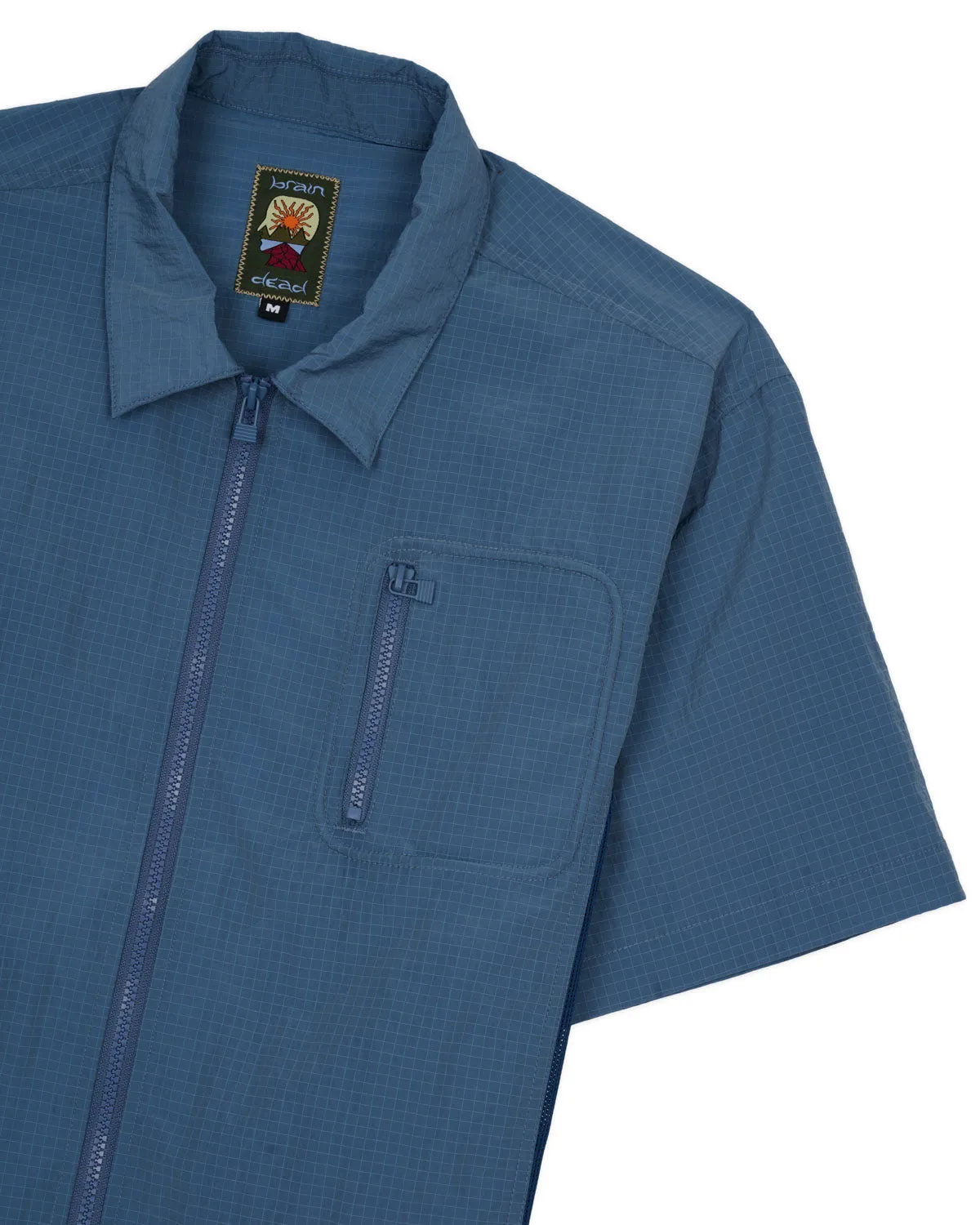 Nylon Equipment Hitting Shirt - Slate Blue sold by Brain Dead product image thumbnail 3