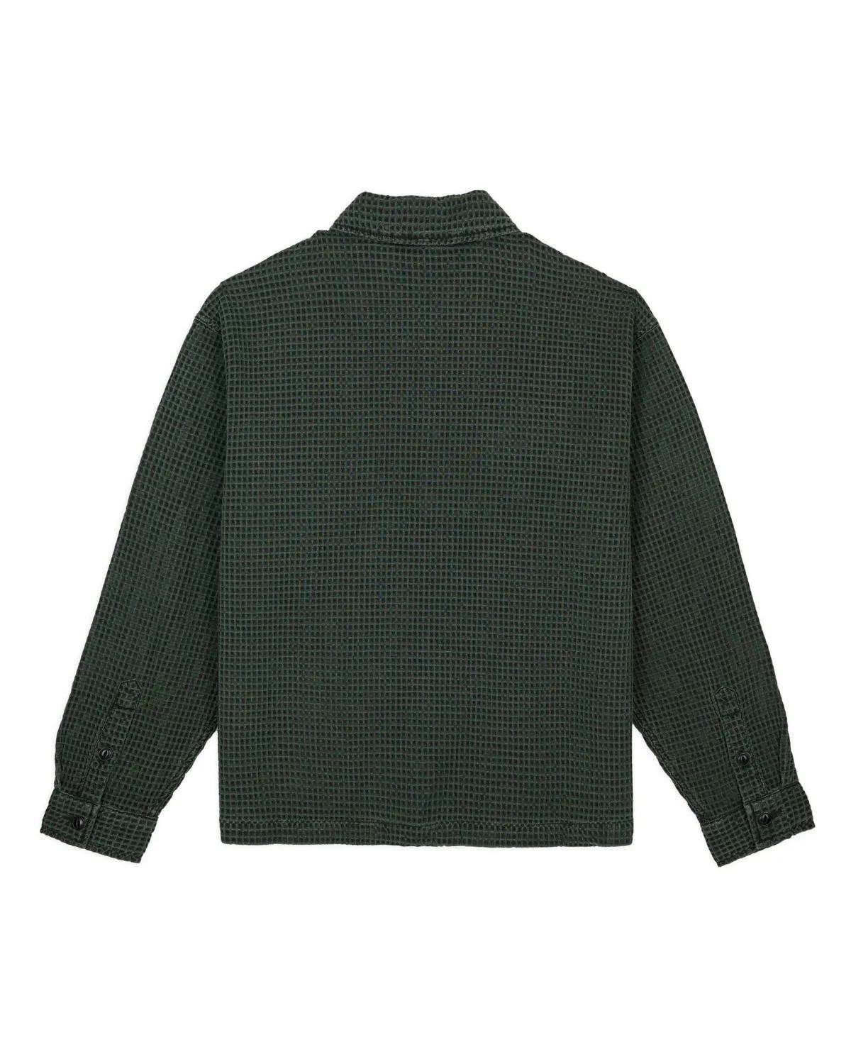 Waffle Button Front Shirt - Dark Green sold by Brain Dead product image thumbnail 3
