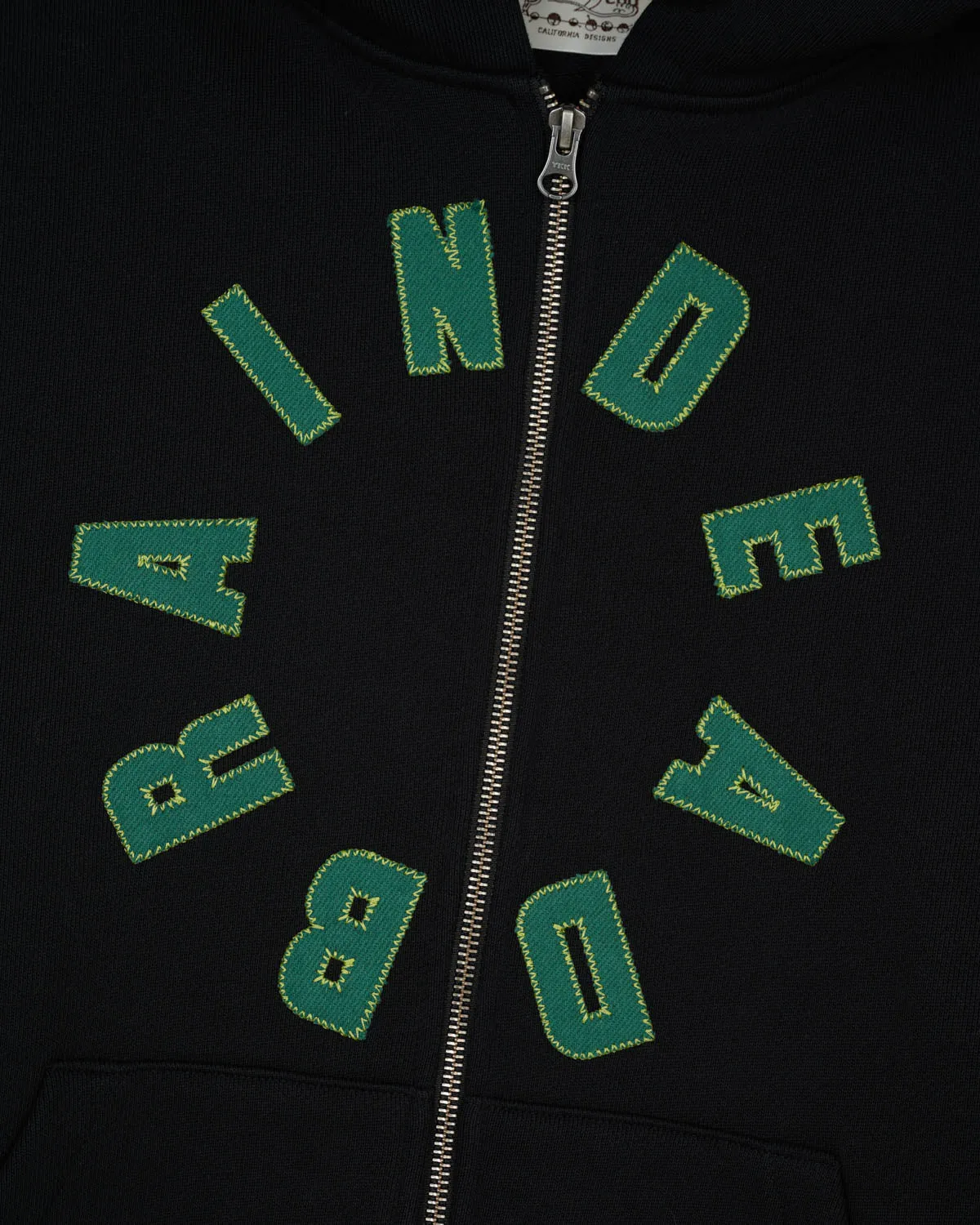 Collegiate Zip Up Hoodie - Black sold by Brain Dead product image thumbnail 2
