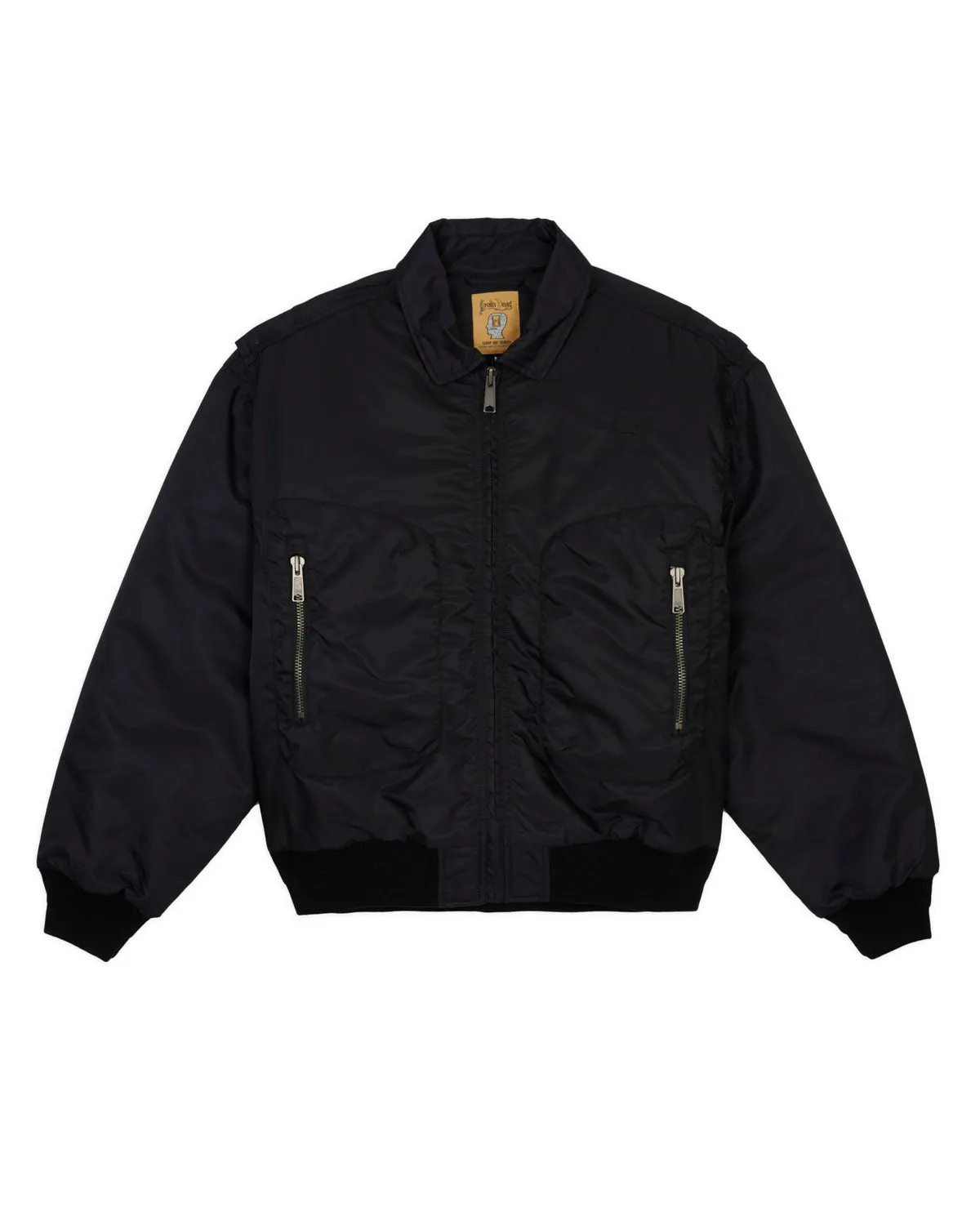 Embroidered 3D Flight Jacket - Black sold by Brain Dead