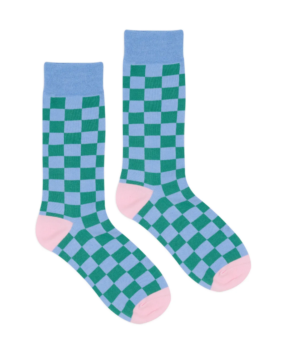 Logohead Dress Socks - Blue Checkered sold by Brain Dead product image thumbnail 2