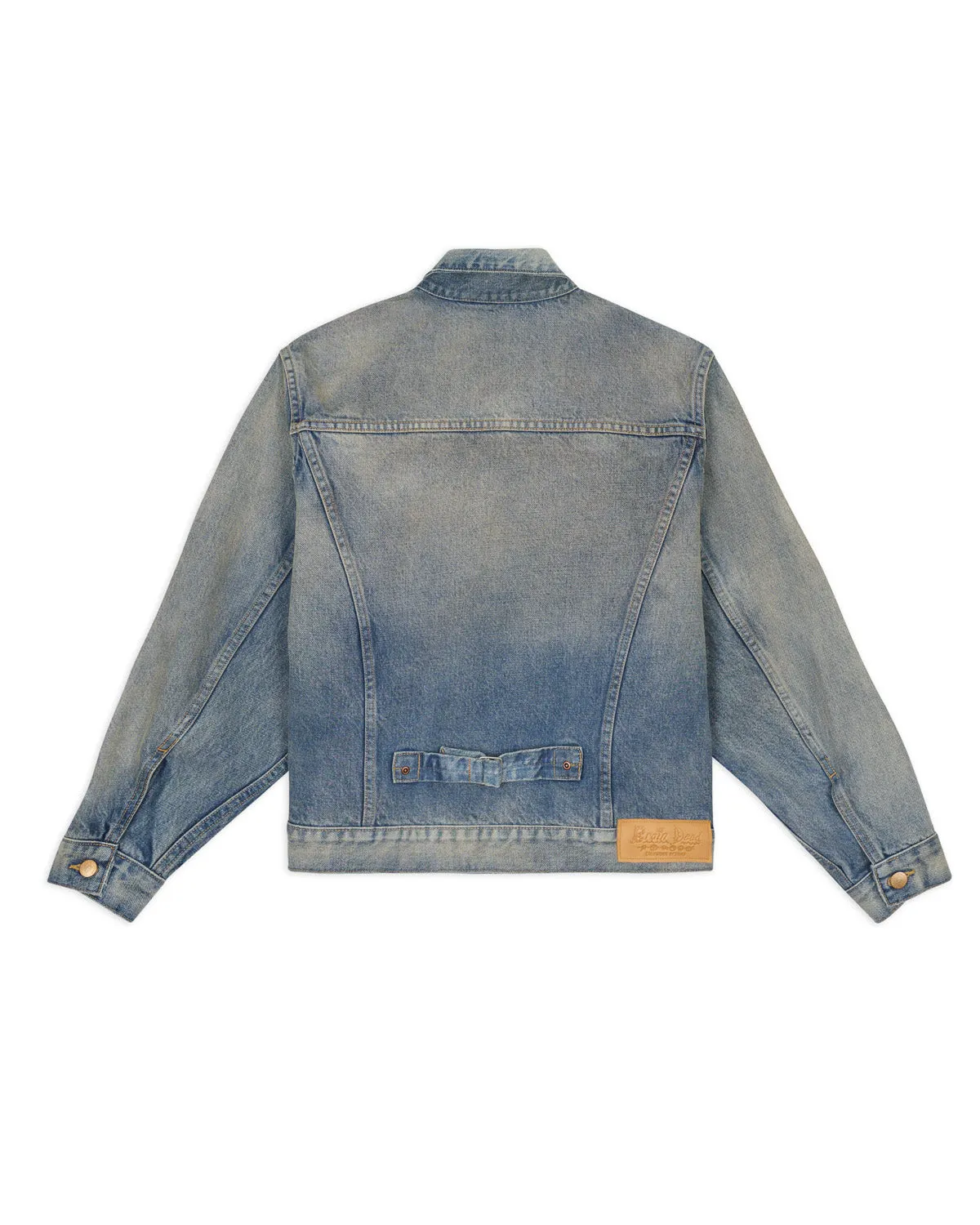 14.75oz Denim Trucker Jacket - Washed Indigo sold by Brain Dead product image thumbnail 3