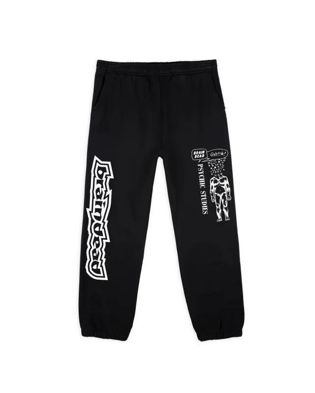 Psychic Studies Sweatpant - Black made by Brain Dead