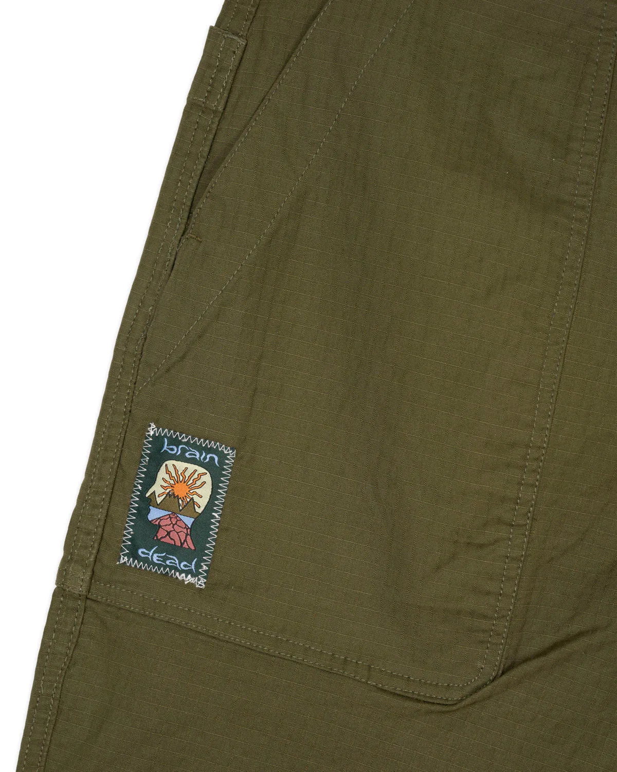 Brain Dead Equipment Fatigue Pant - Olive sold by Brain Dead product image thumbnail 3