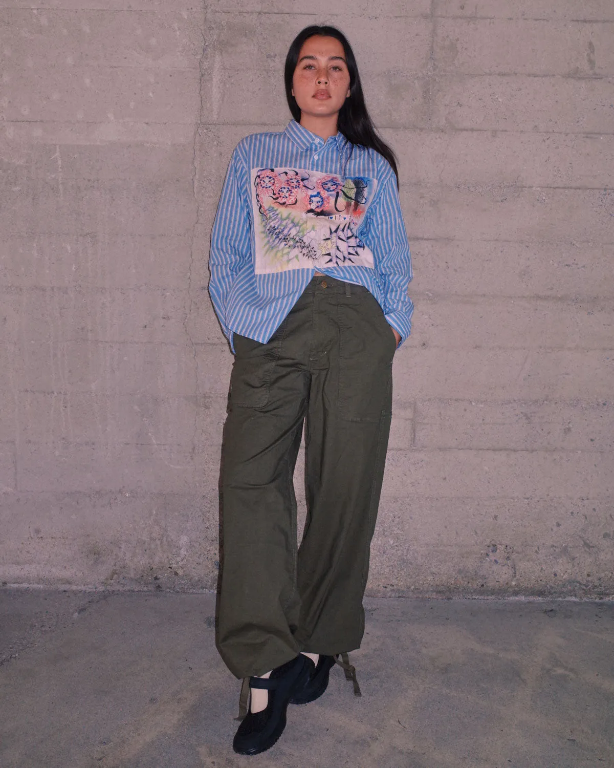 Brain Dead Equipment Fatigue Pant - Olive sold by Brain Dead product image thumbnail 5