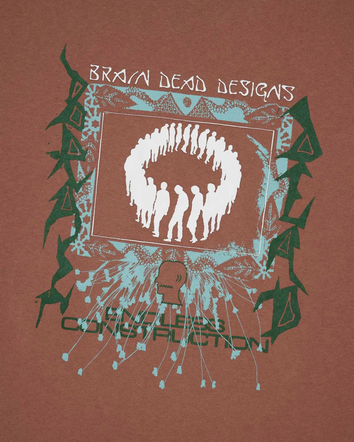 Endless Construction T-shirt - Nutmeg sold by Brain Dead product image thumbnail 3