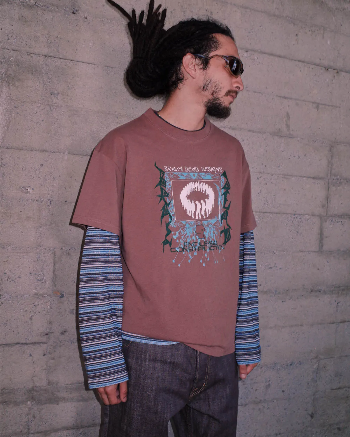 Endless Construction T-shirt - Nutmeg sold by Brain Dead product image thumbnail 2