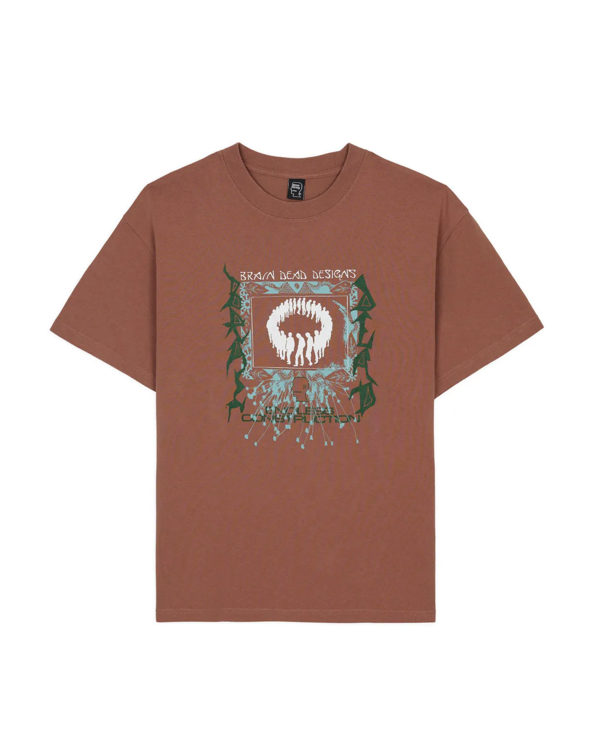 Endless Construction T-shirt - Nutmeg sold by Brain Dead