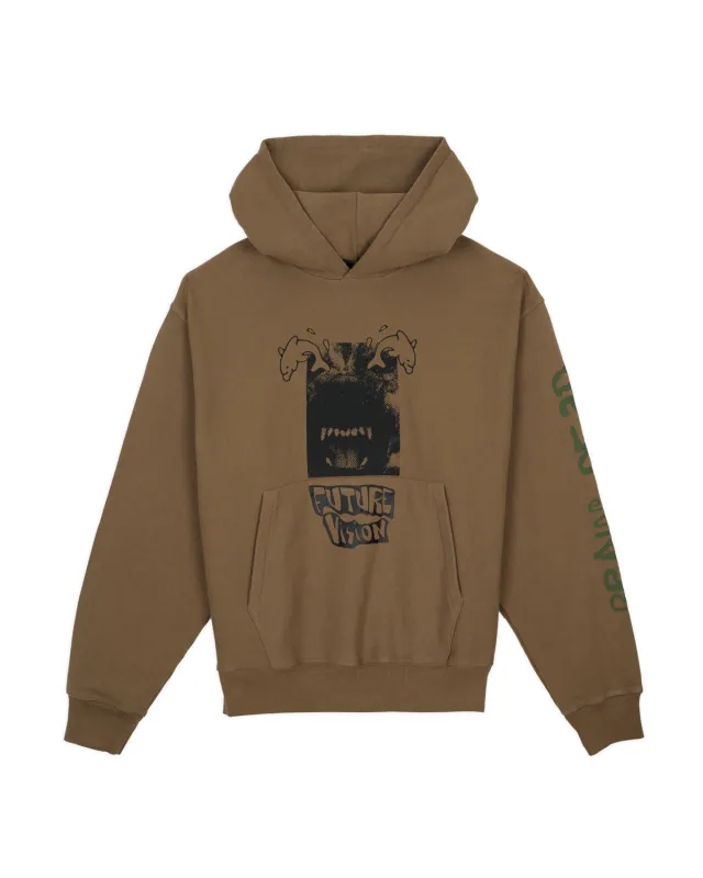 Future Vision Hoodie - Coffee sold by Brain Dead