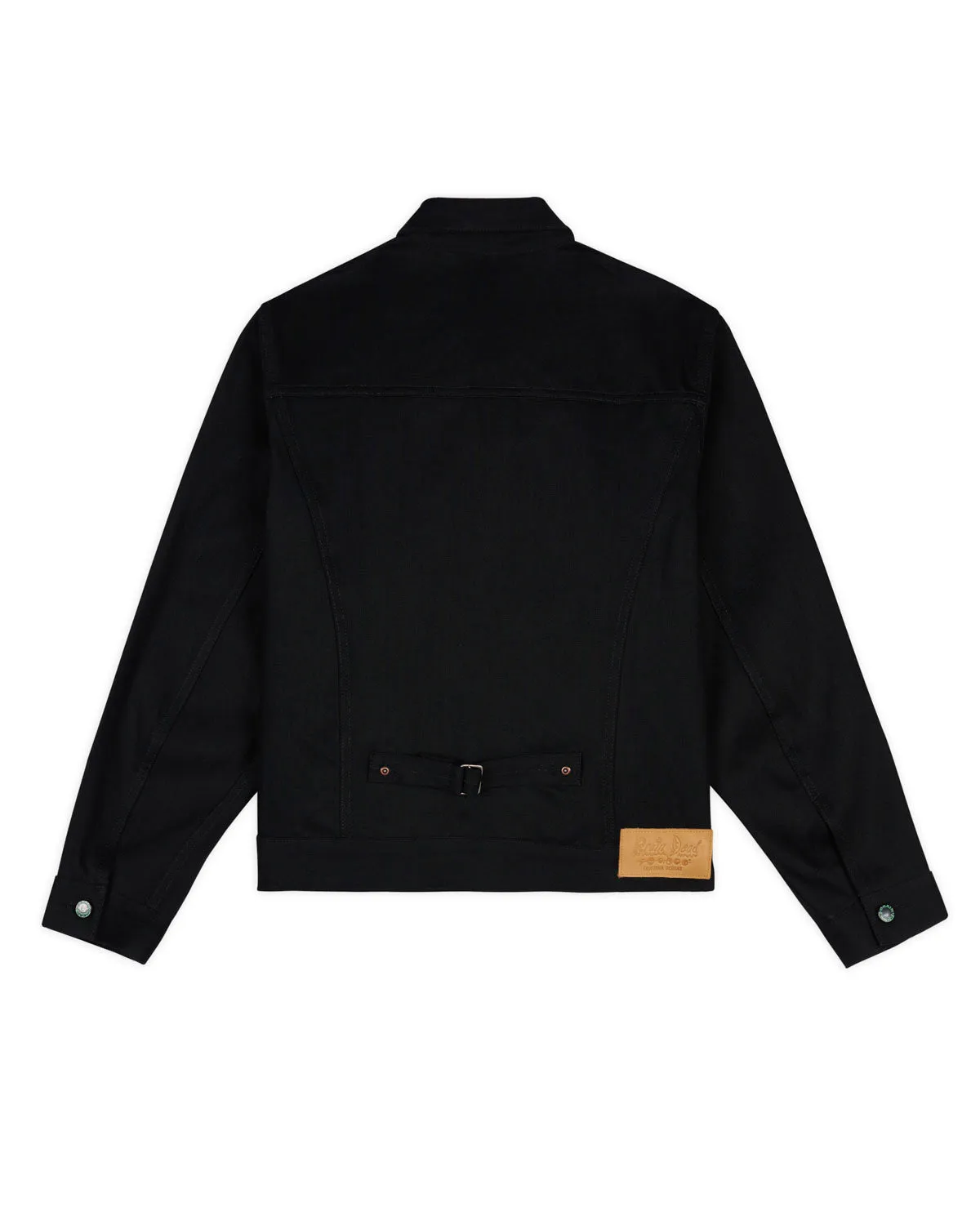 Trucker Jacket 13.2oz Selvedge Denim - Solid Black sold by Brain Dead product image thumbnail 3