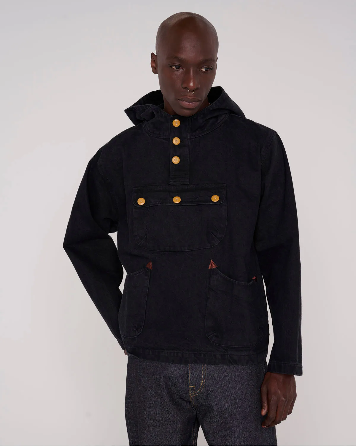 Denim Smock - Black sold by Brain Dead product image thumbnail 2