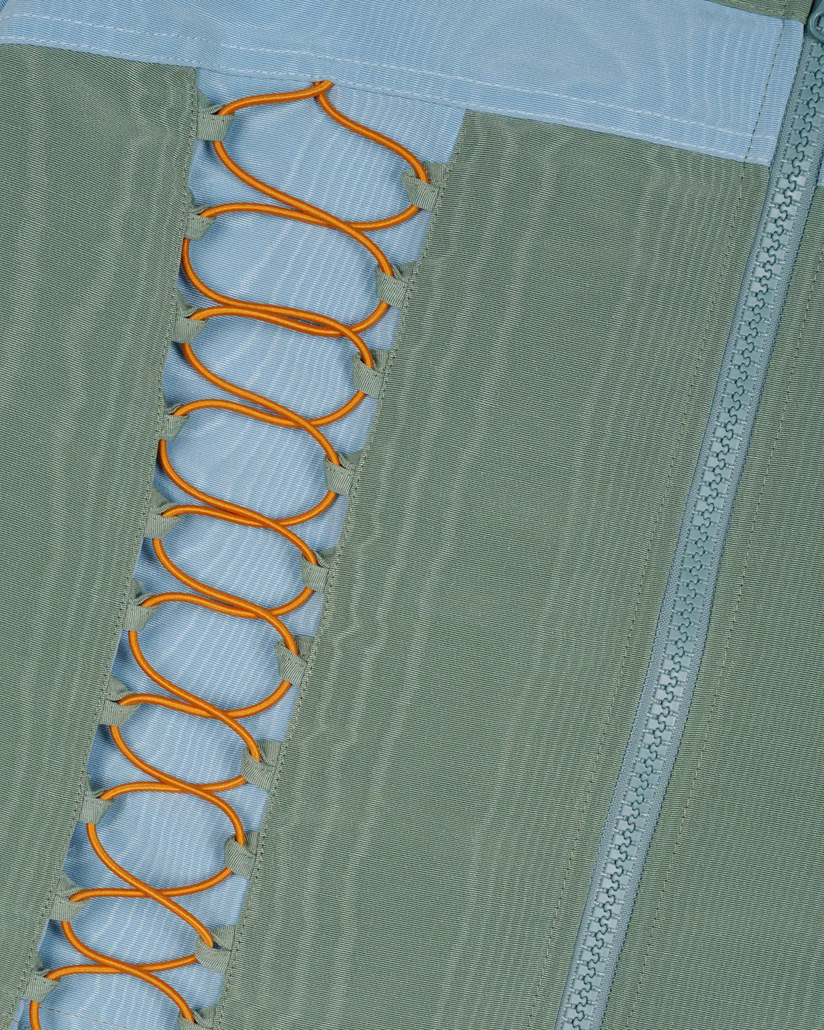 Bungee Zip Mini Skirt - Seafoam sold by Brain Dead product image thumbnail 4