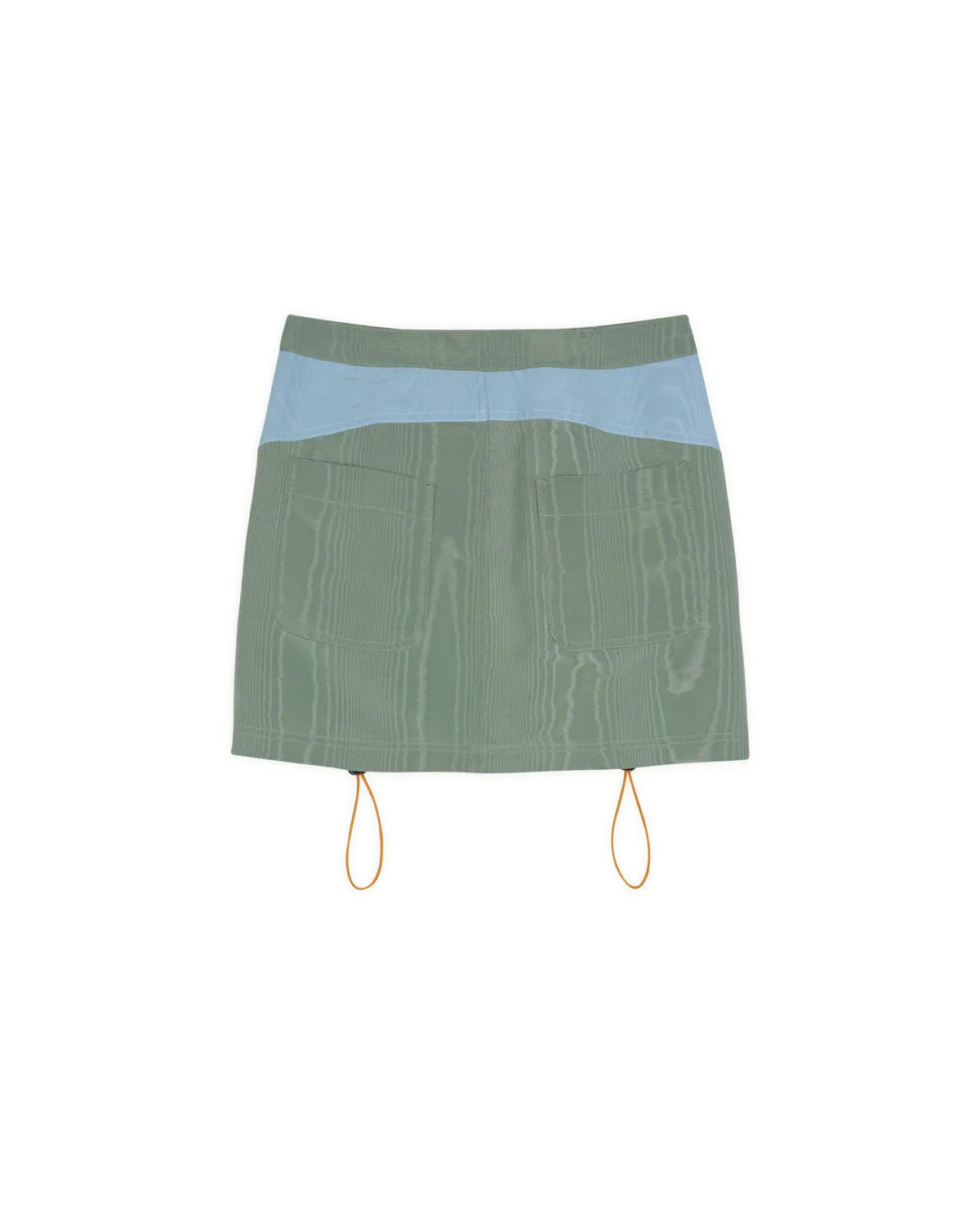 Bungee Zip Mini Skirt - Seafoam sold by Brain Dead product image thumbnail 3
