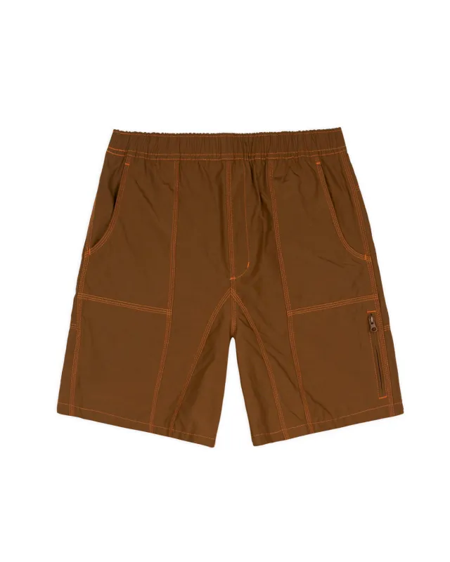 Triple Needle Bishop Short - Sepia sold by Brain Dead