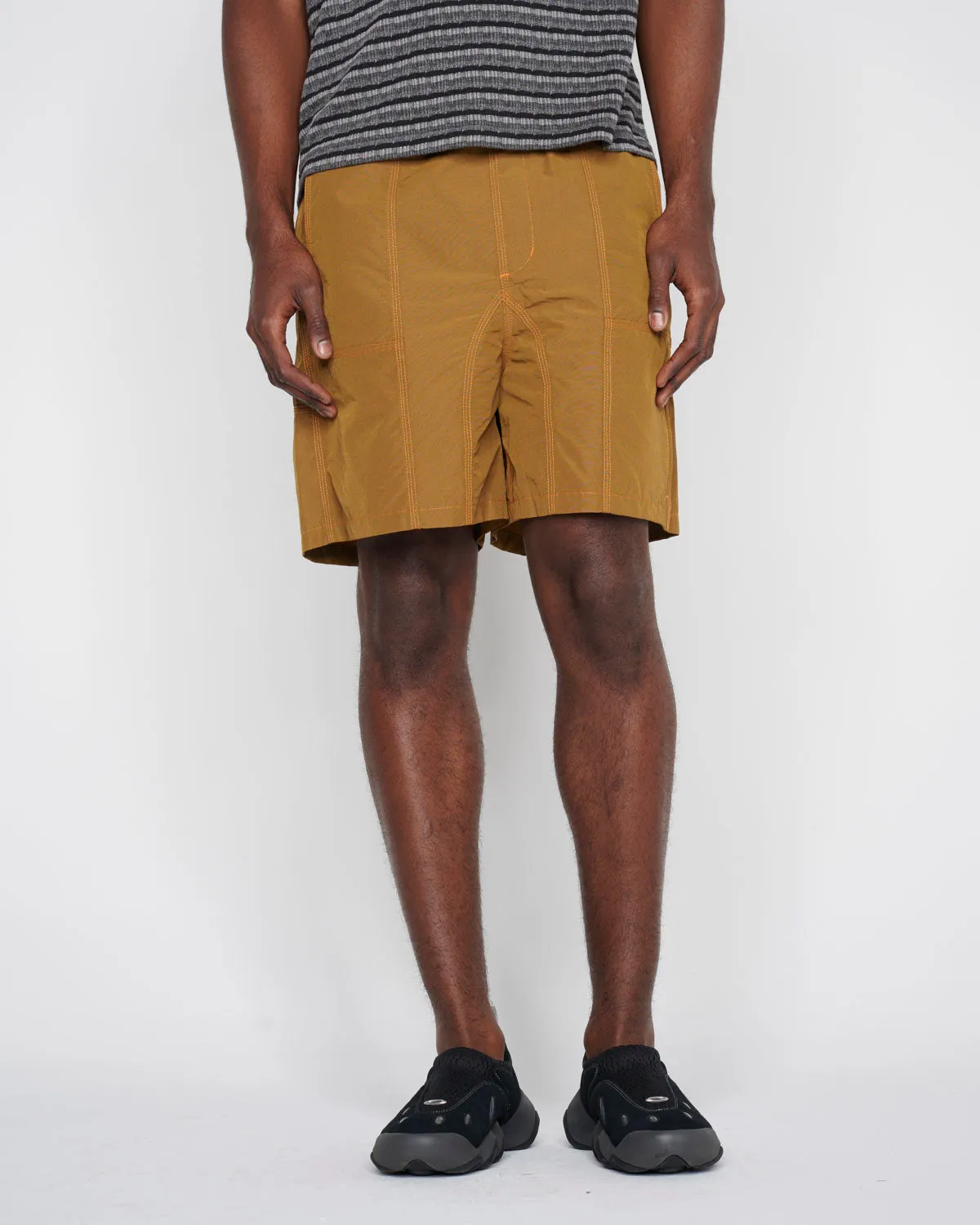 Triple Needle Bishop Short - Sepia sold by Brain Dead product image thumbnail 2