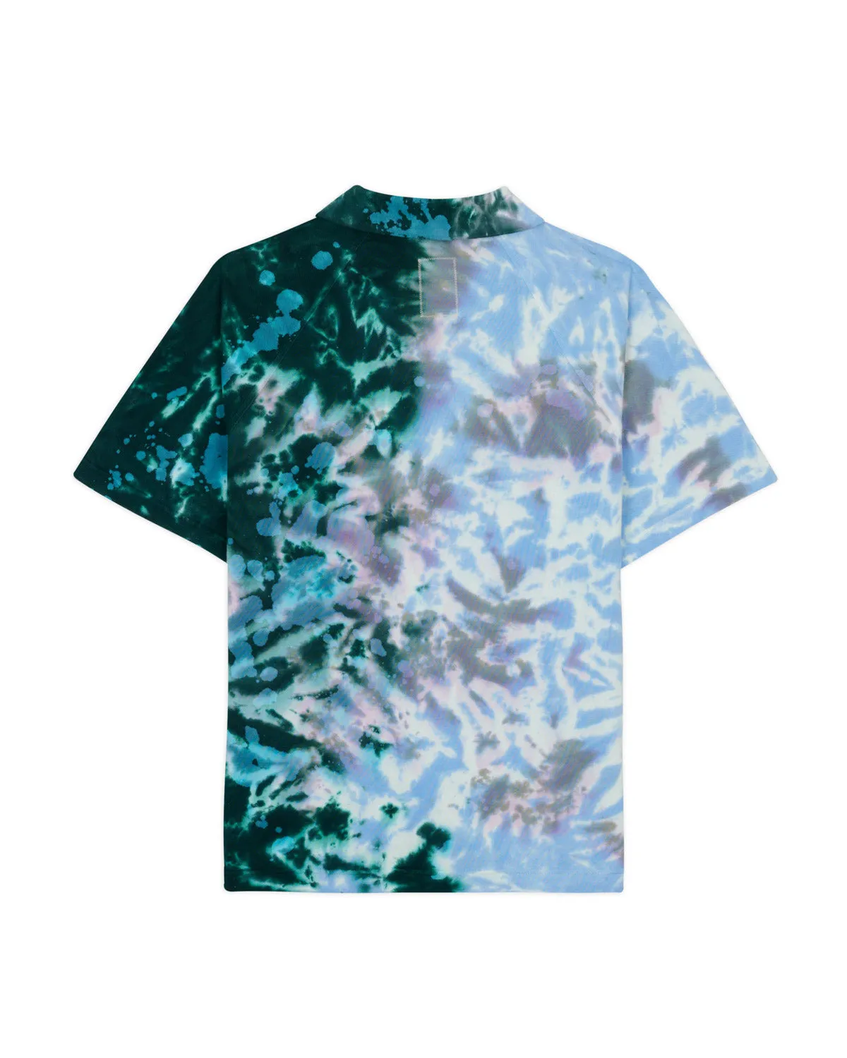 Dyed Short Sleeve Boxed Pique Polo - Green Smoke sold by Brain Dead product image thumbnail 2