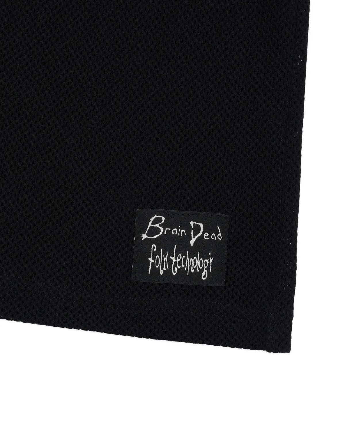 Folk Technology Mesh T-shirt - Black sold by Brain Dead product image thumbnail 2