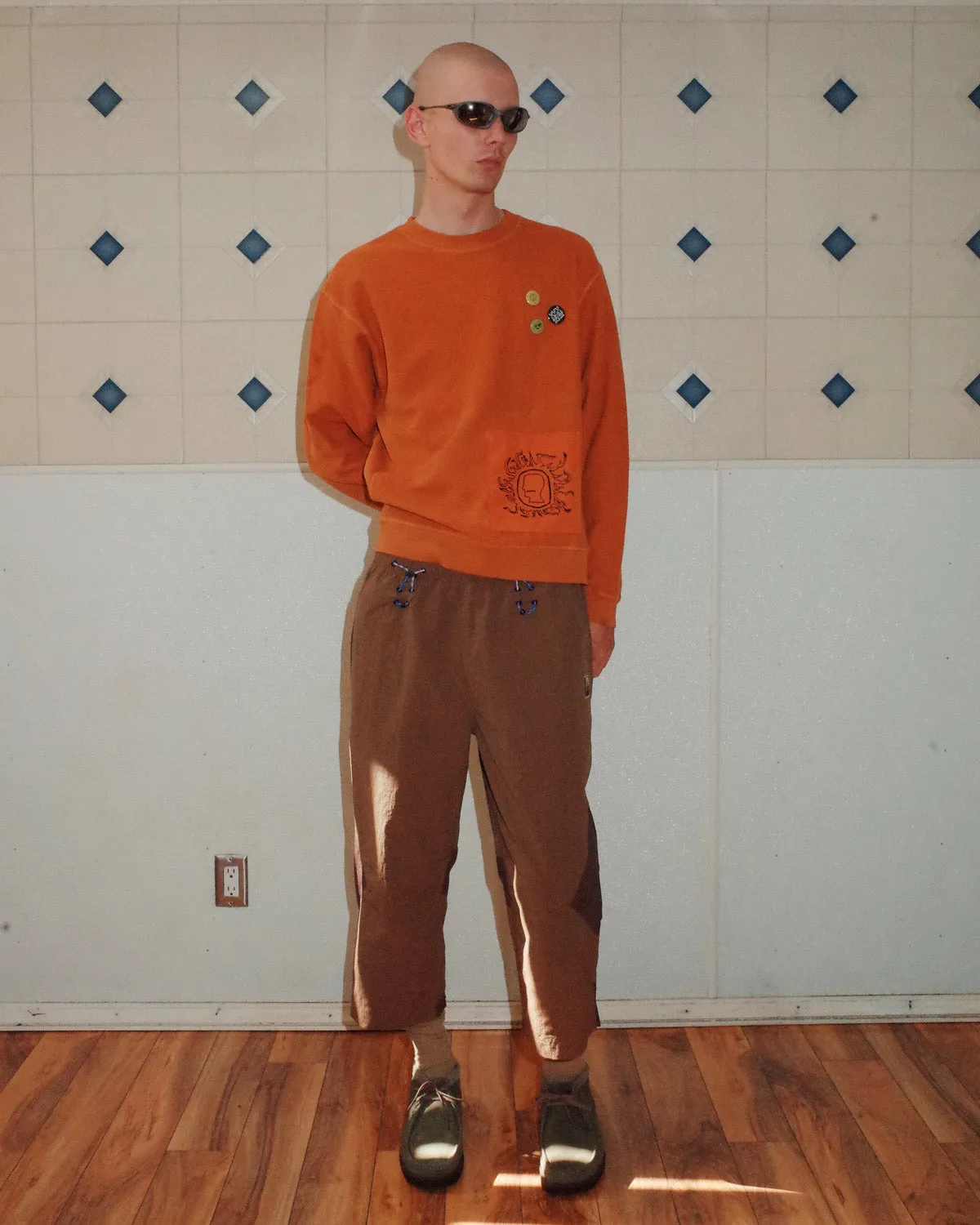 Gargoyle Crewneck - Ochre / Light Brown sold by Brain Dead product image thumbnail 2