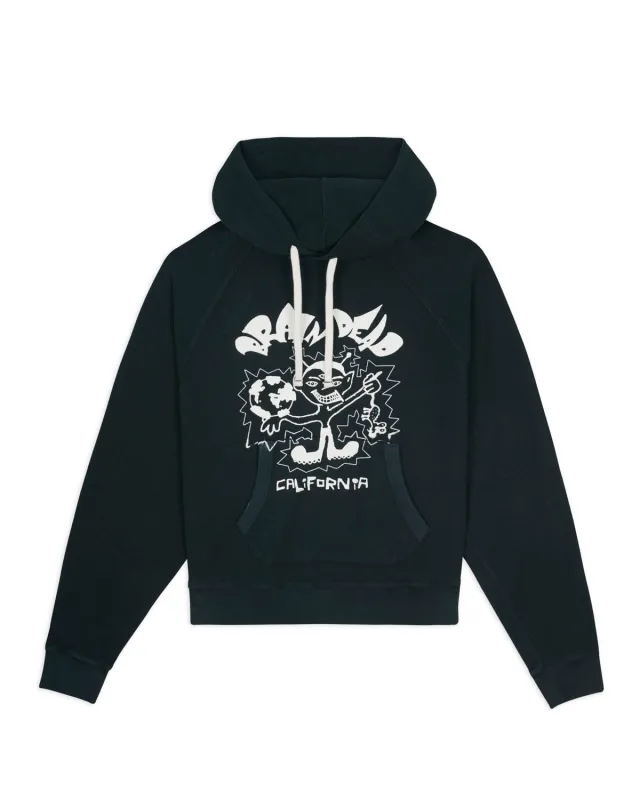 Global Shock Hoodie - Forest Green made by Brain Dead