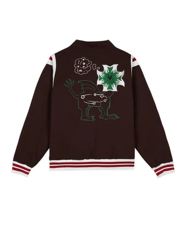 Coaches Jacket - Brown sold by Brain Dead