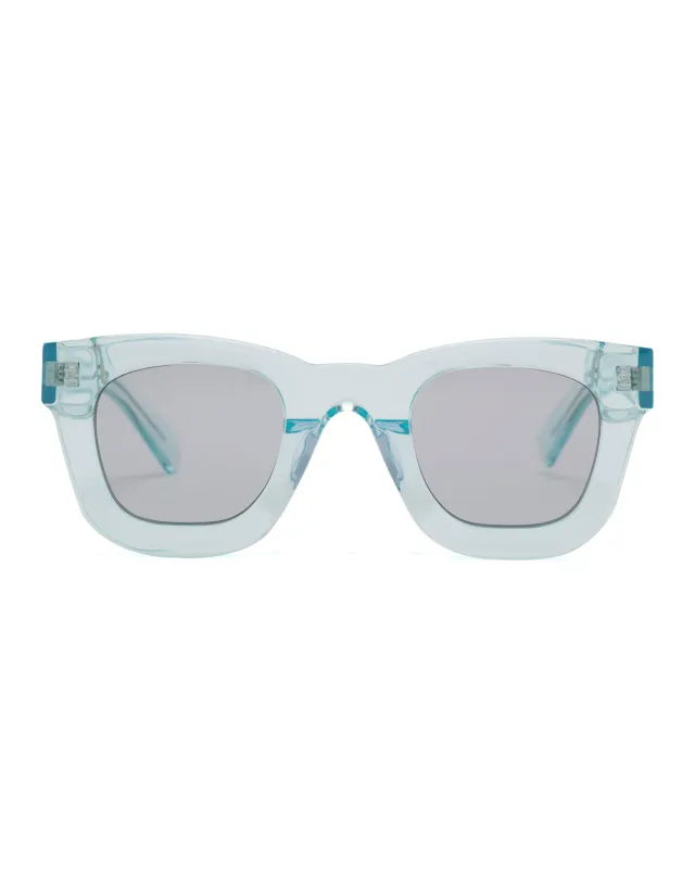 Elia Post Modern Primitive Eye Protection - Clear Blue sold by Brain Dead